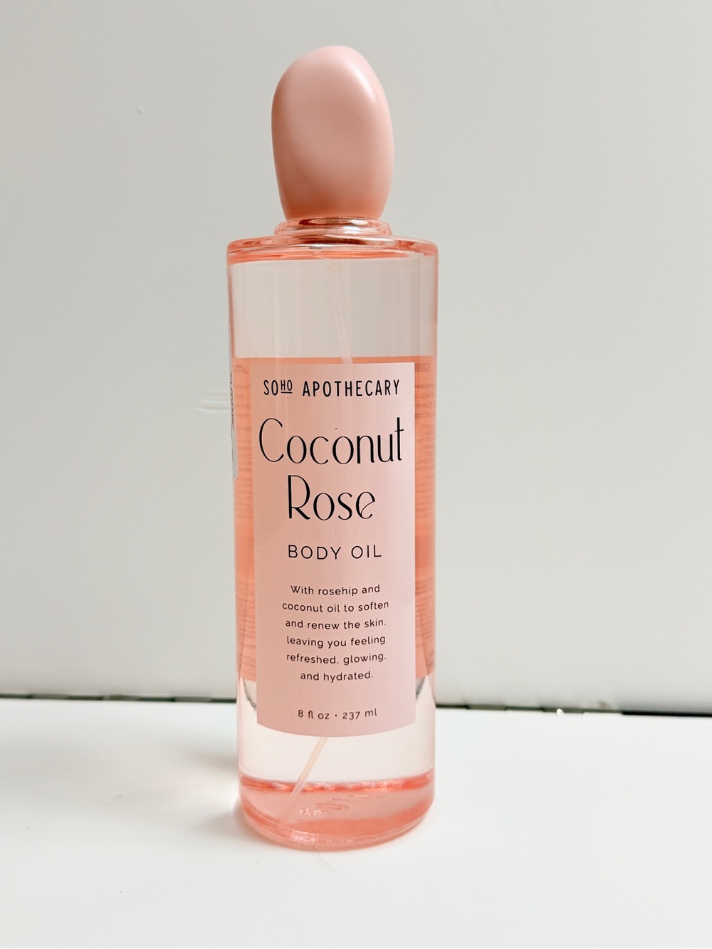 SOHO Apothecary Coconut Rose Body Oil 8 fl oz — New